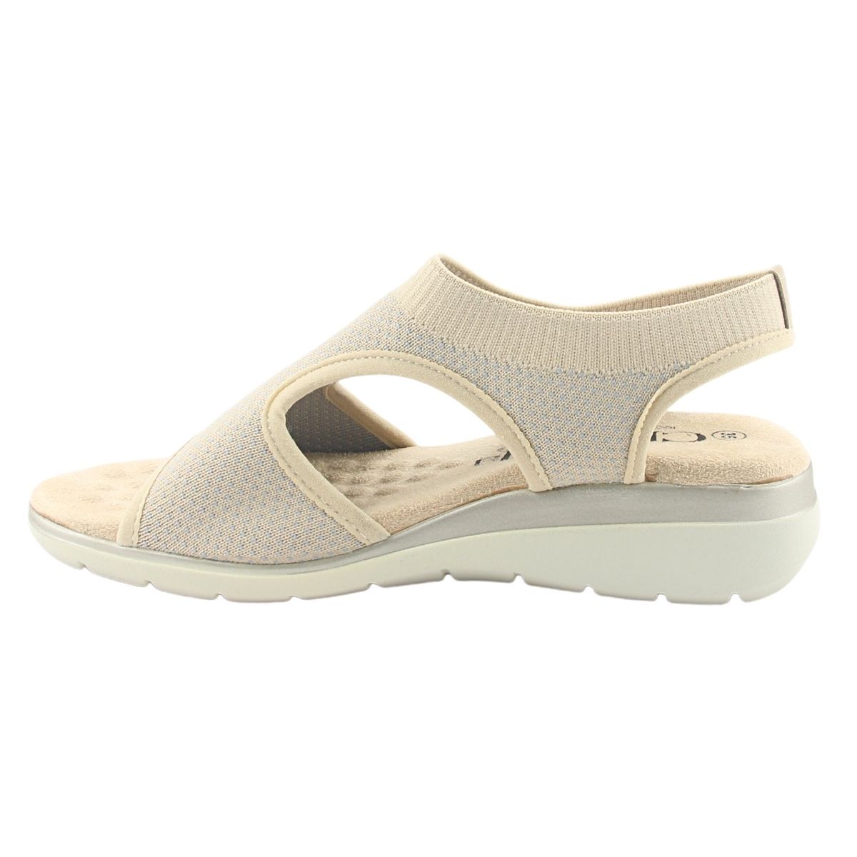CHALADA - Sandalia Mujer Beige Casual Chalada Floro-4