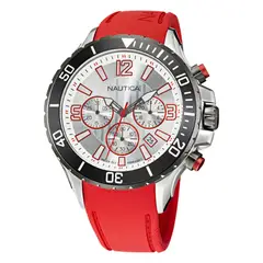 NAUTICA - Reloj Hombre Premium NAPNSS119 - Rojo