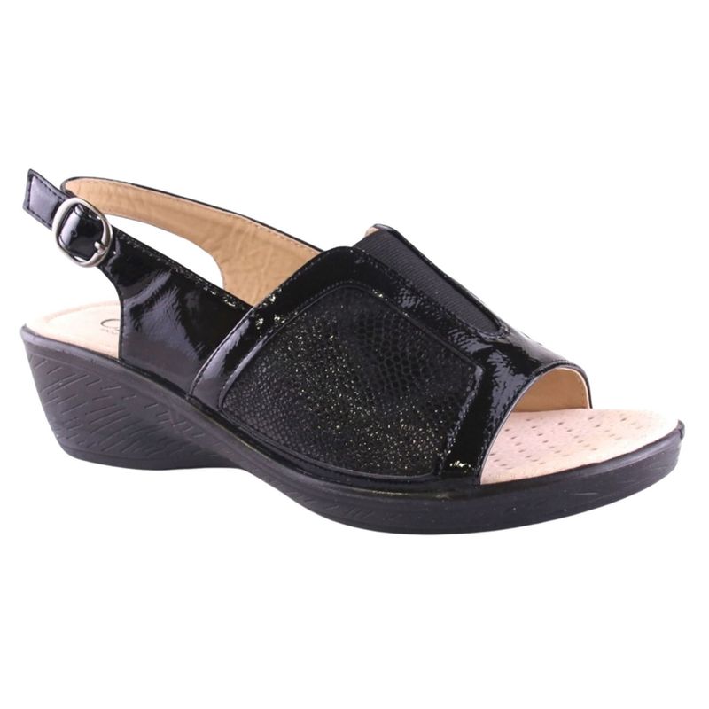 CHALADA - Sandalia Mujer Negro Comfort Chalada Didi-1