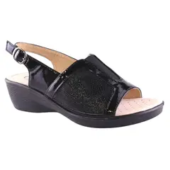 CHALADA - Sandalia Mujer Negro Comfort Didi-1
