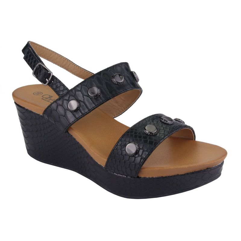 CHALADA - Sandalia Mujer Negro Moda Chalada Gitana-32