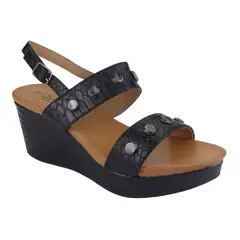 CHALADA - Sandalia Mujer Negro Moda Gitana-32