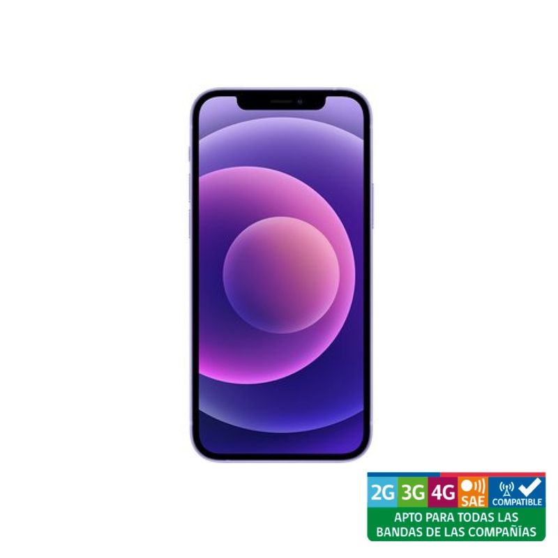 APPLE - iPhone 12 256GB Violeta Reacondicionado