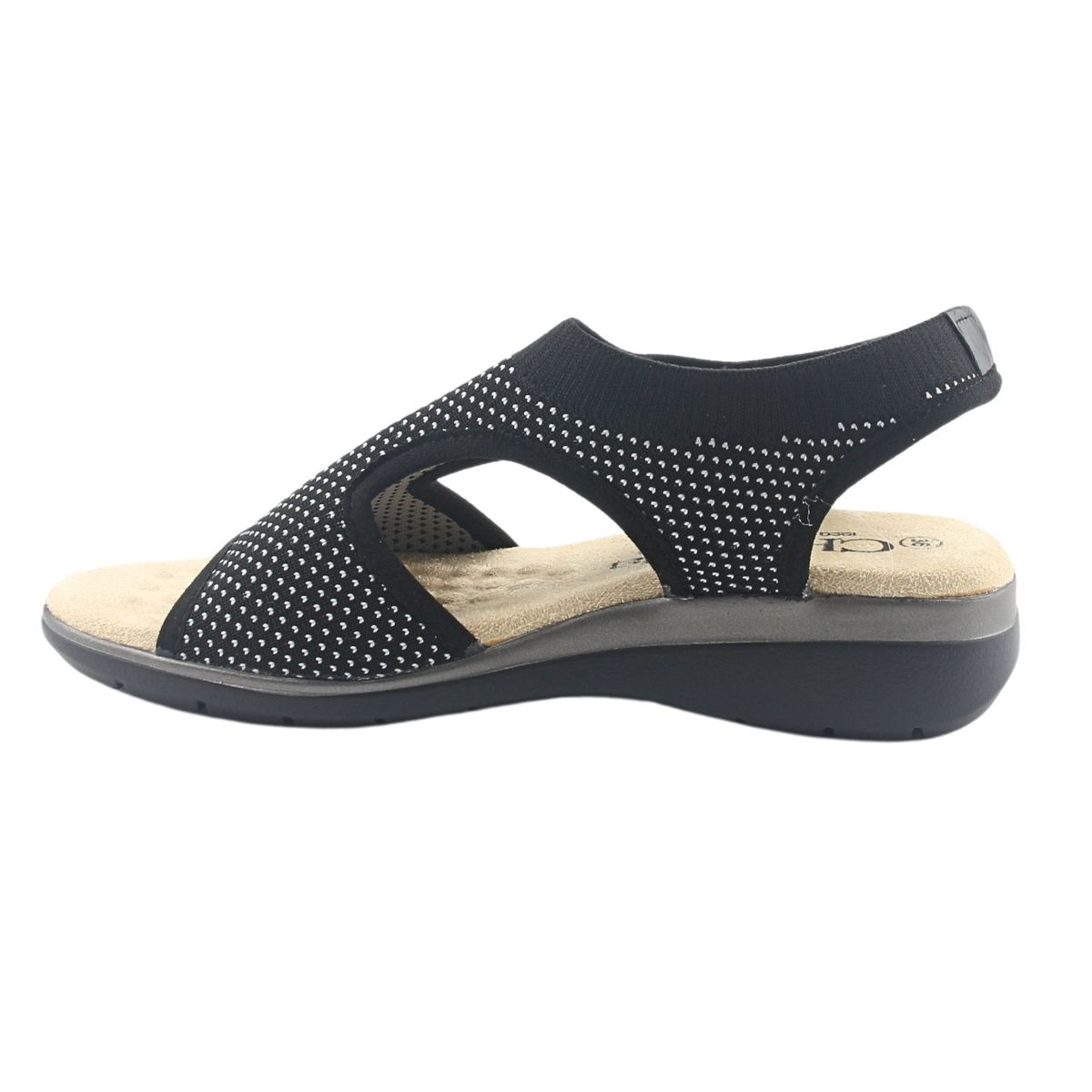 CHALADA - Sandalia Mujer Negro Casual Chalada Floro-4