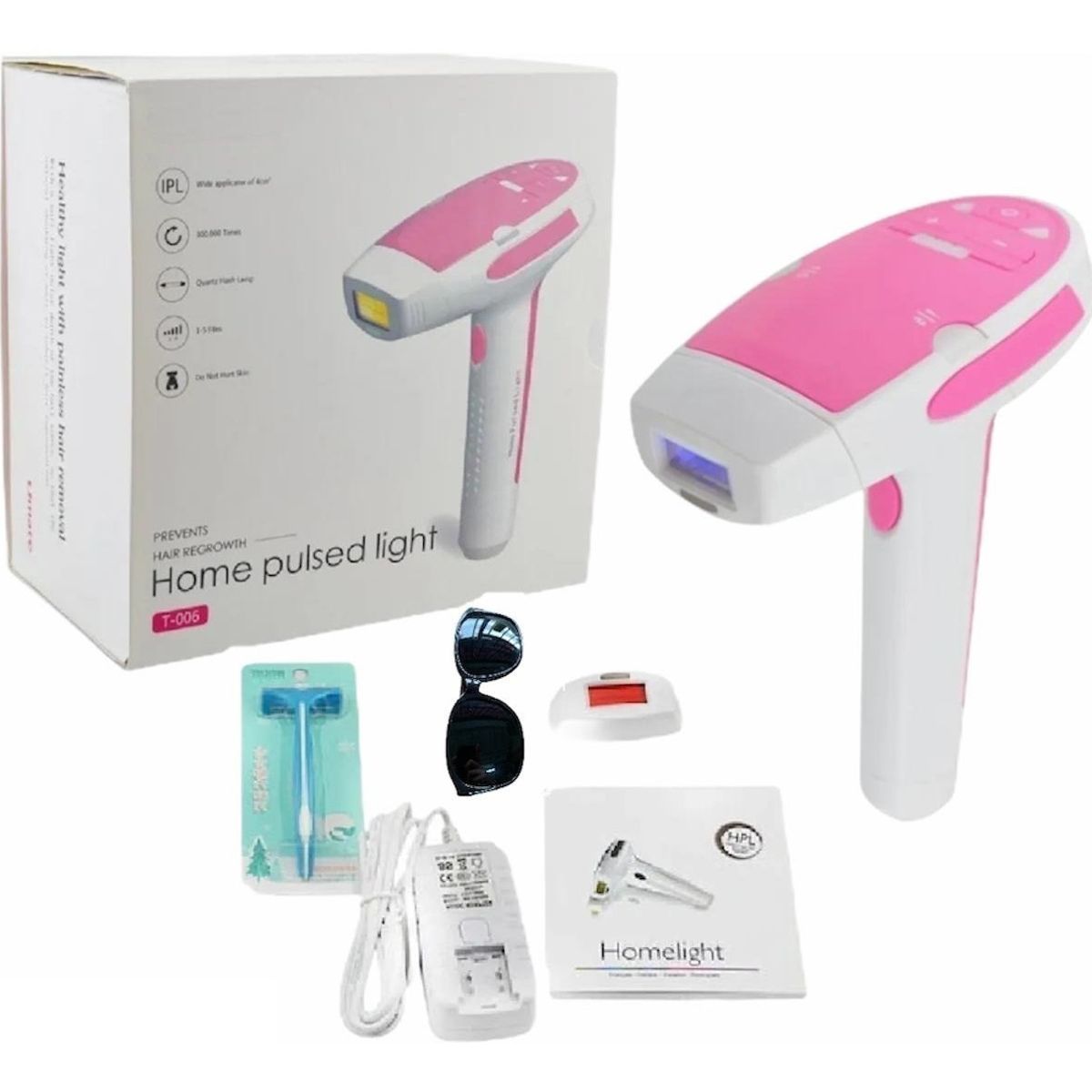 GENERICO - Maquina Depiladora Laser 3 En 1 Depiladora Ipl