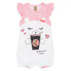 UP BABY - Enterito Gato Blanco y Rojo