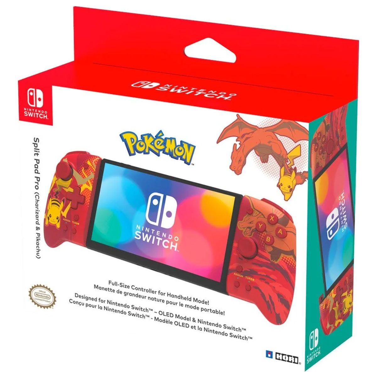 HORI - Joystick Split Pad Pro Charizard Y Pikachu - Switch - Sniper