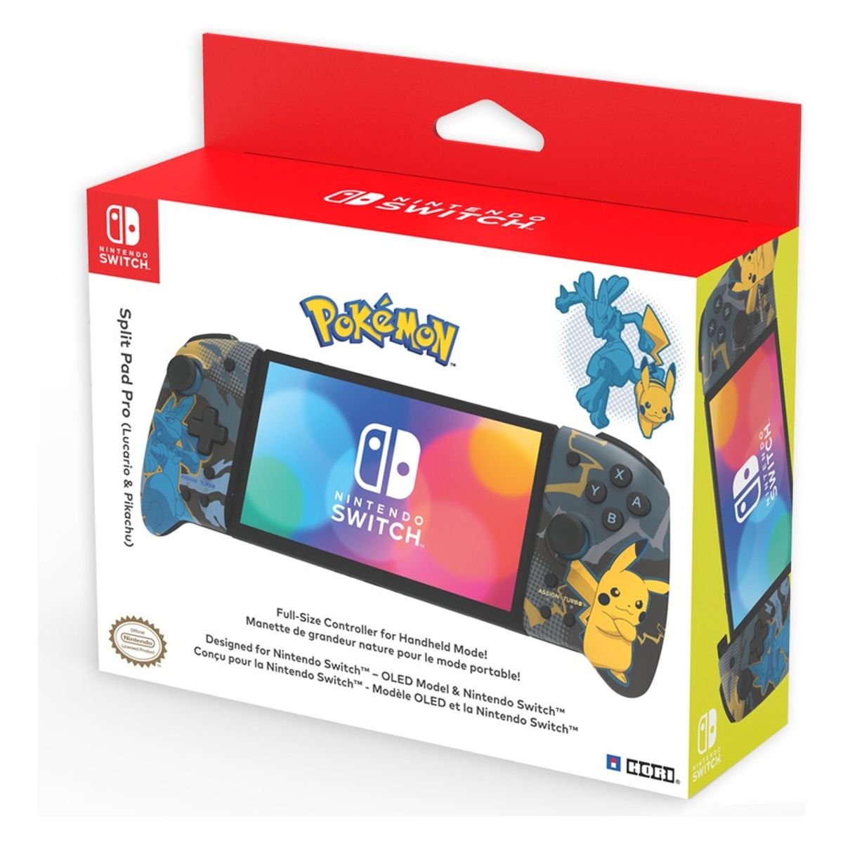 HORI - Joystick Split Pad Pro Lucario Y Pikachu - Switch - Sniper
