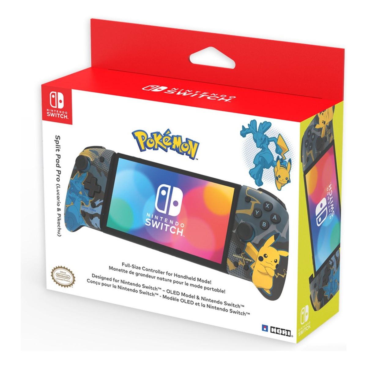 HORI - Joystick Split Pad Pro Lucario Y Pikachu - Switch - Sniper