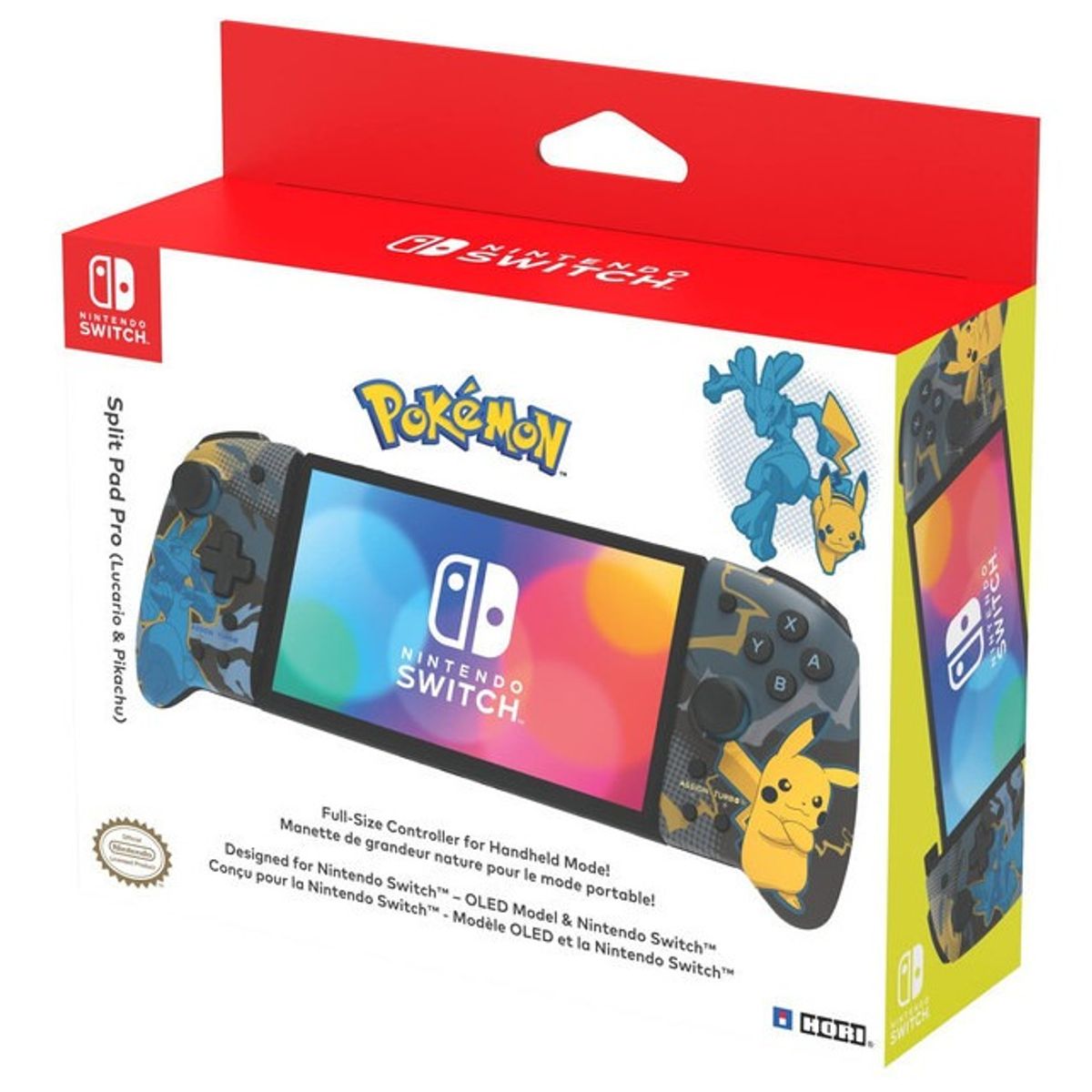 HORI - Joystick Split Pad Pro Lucario Y Pikachu - Switch - Sniper
