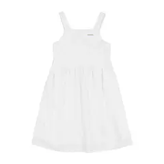 UP BABY - Vestido Roseton Espalda Blanco