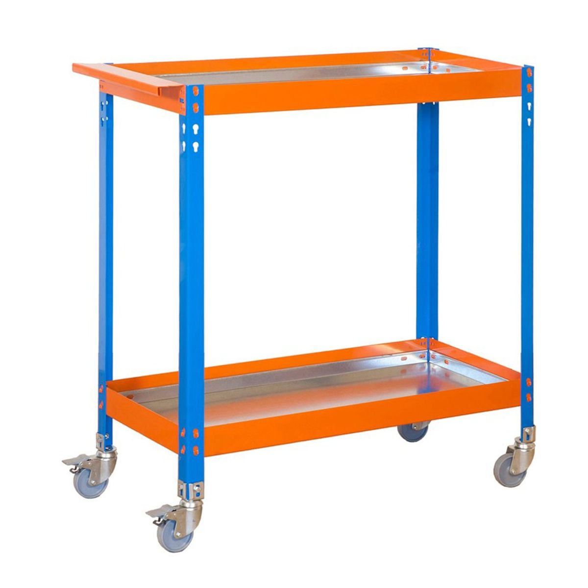 SIMONRACK - Carro Simonwork Wagon 2/400 Metal Azul/Naranja/Gal