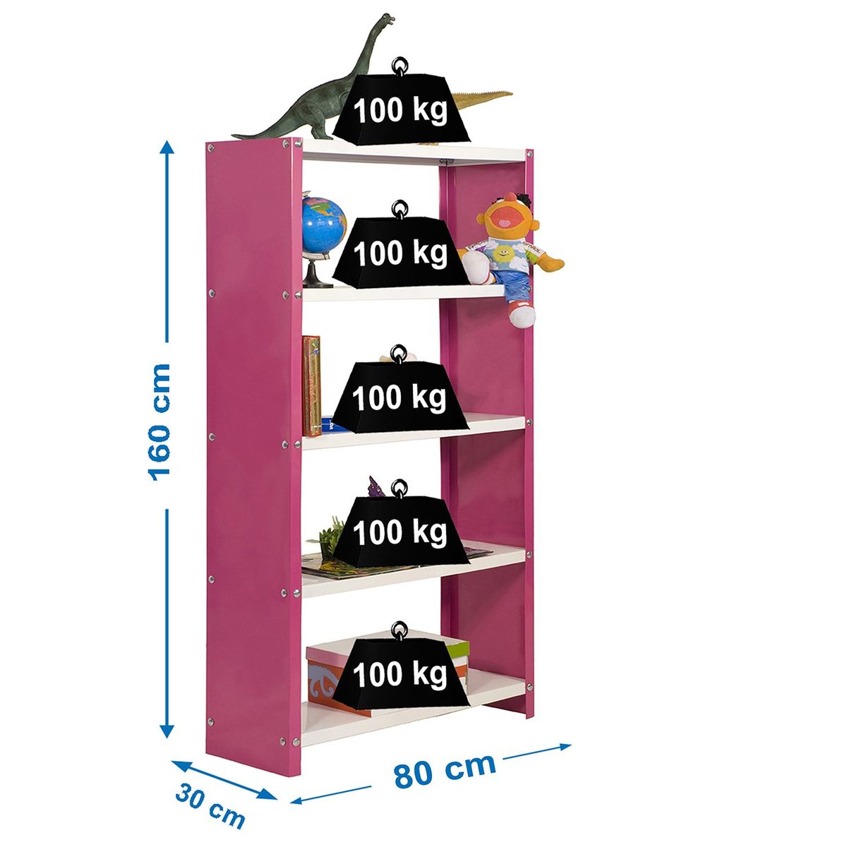 SIMONRACK - Estantería Habitat Plus 5300 RosaBlanco