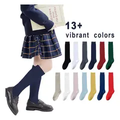 EVERSO - Pack 12 calceta Larga de colegio AlGODON