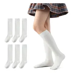EVERSO - Pack 12 calceta Larga de colegio AlGODON