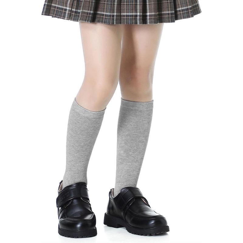 EVERSO - Pack 12 calceta Larga de colegio AlGODON