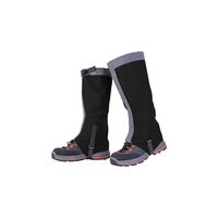 Polainas Impermeable Trekking Nieve Outdoor Negro