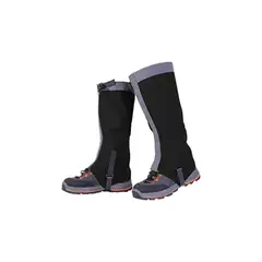 EKOI - Polainas Impermeable Trekking Nieve Outdoor Negro