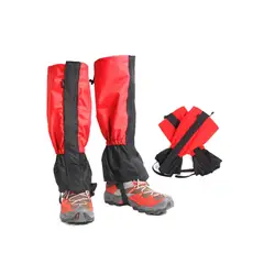EKOI - Polainas Impermeable Trekking Nieve Outdoor Rojo
