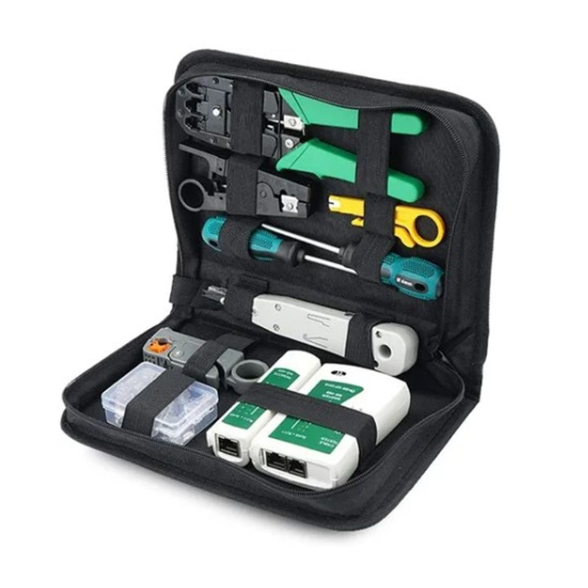 OFERTABKN - Kit De Herramientas Para Redes Crimpeadora Pelacable Rj45