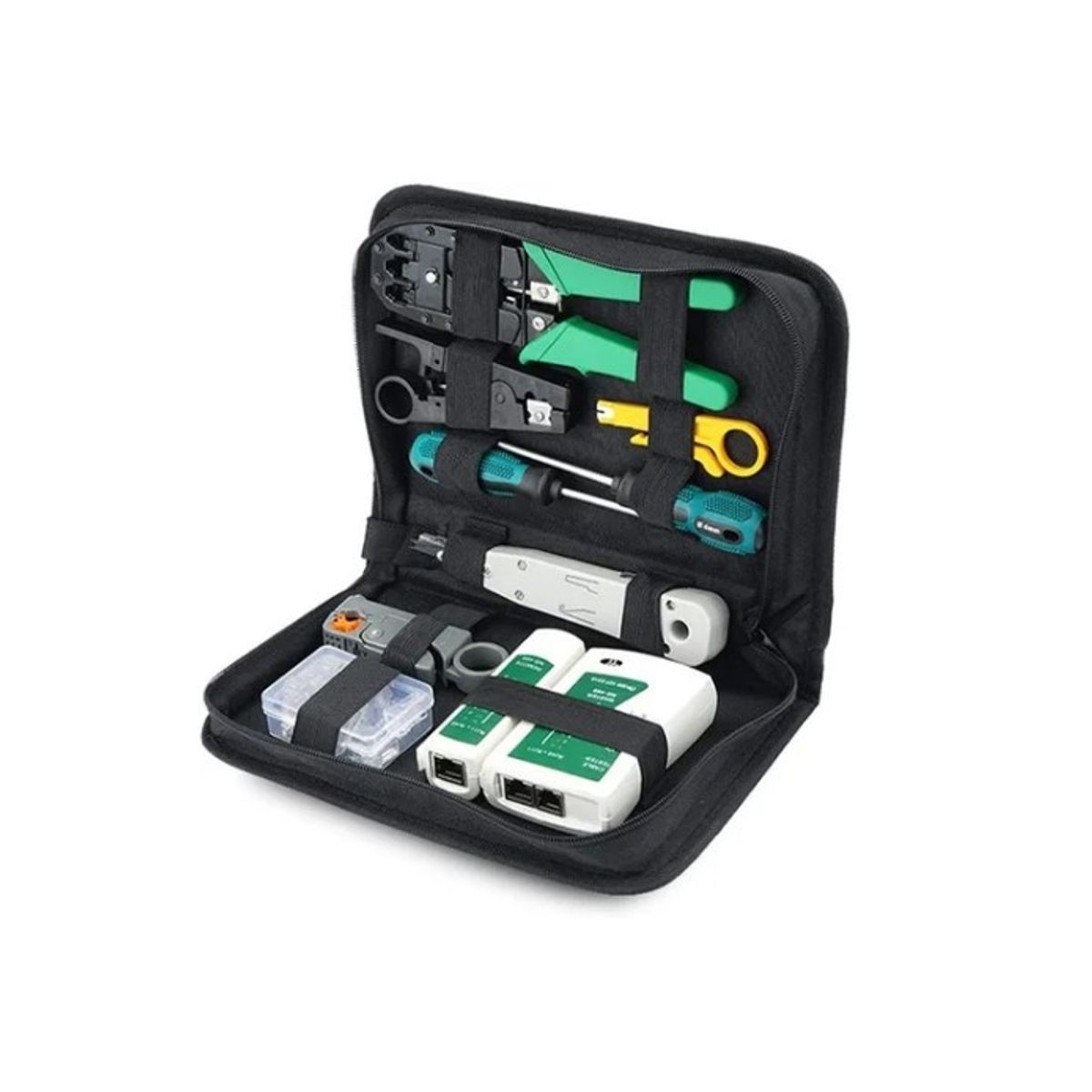 OFERTABKN - Kit De Herramientas Para Redes Crimpeadora Pelacable Rj45