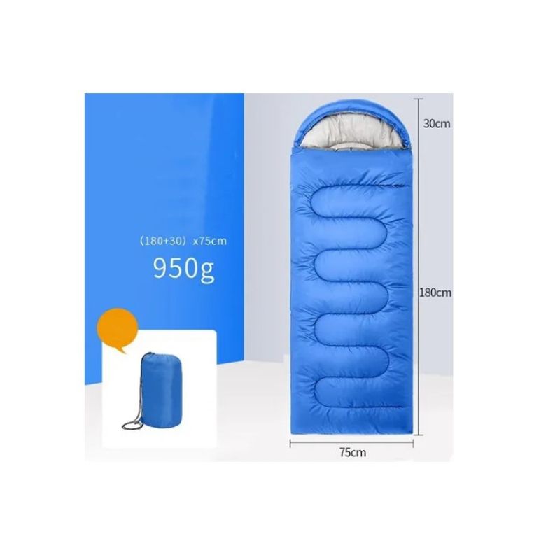 OFERTABKN - Saco de Dormir Camping con Gorro Algodón
