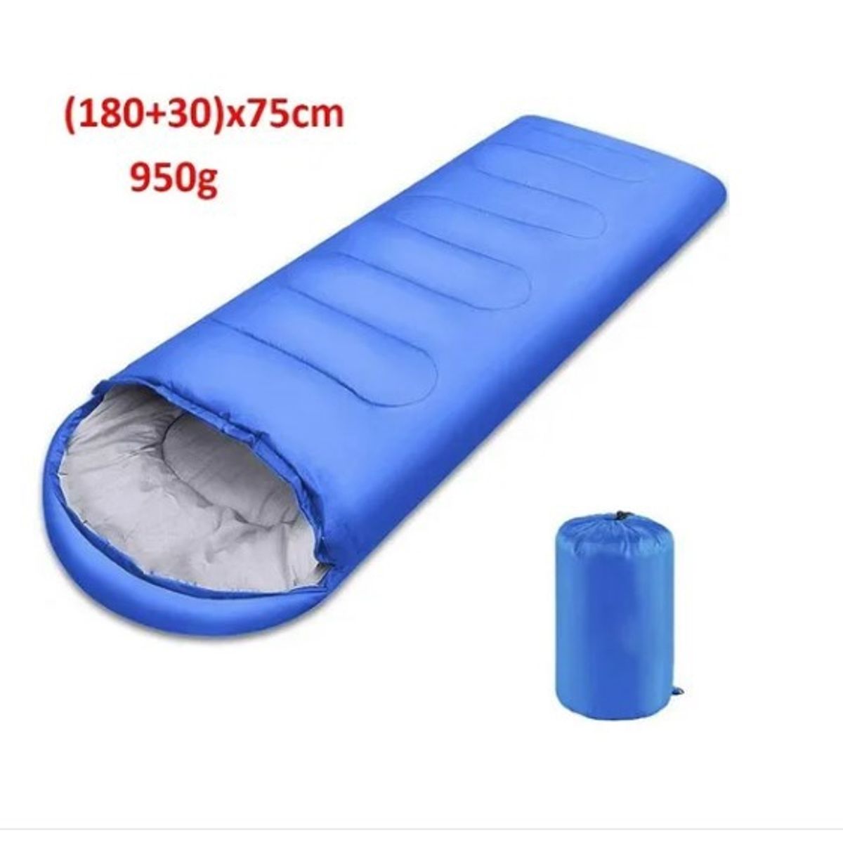 OFERTABKN - Saco de Dormir Camping con Gorro Algodón