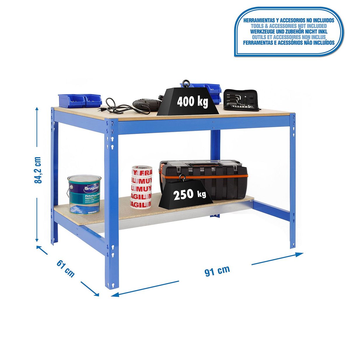 SIMONRACK - Banco Simonwork BT0 900x600 AzulMadera