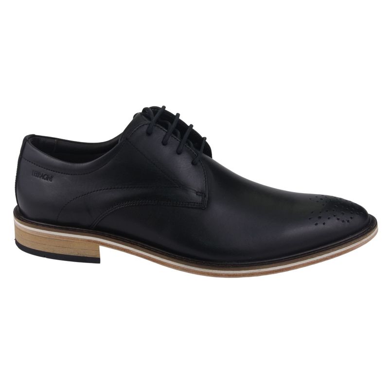 FERRACINI - Zapato Hombre Cuero Negro Ferracini 6356-262
