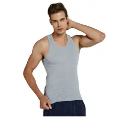 GARSIL - Polera Musculosa Para Hombre 100 Algodon - Camiseta Sin Mangas.-