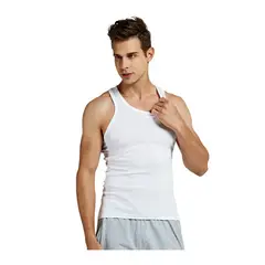 GARSIL - Polera Musculosa Para Hombre 100 Algodon - Camiseta Sin Mangas.-