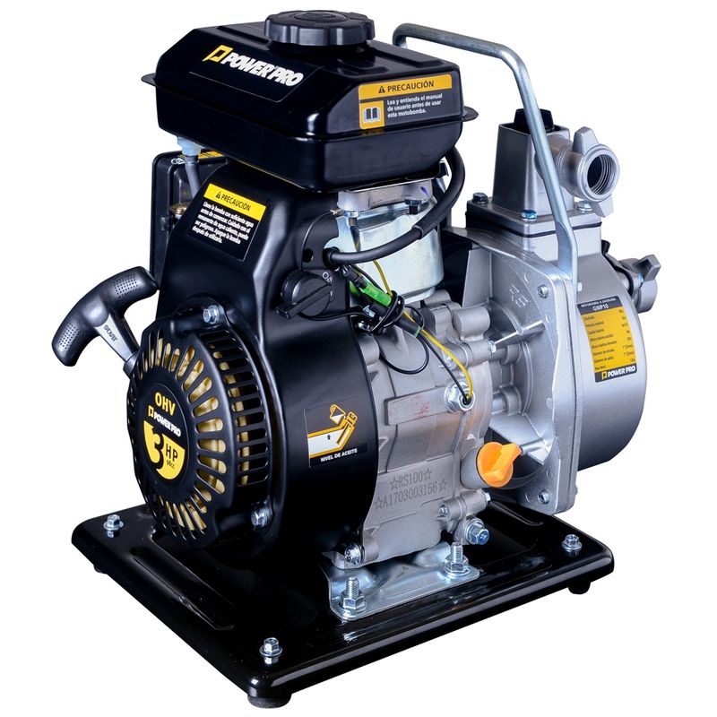 POWER PRO - Motobomba 1" a gasolina 3 HP