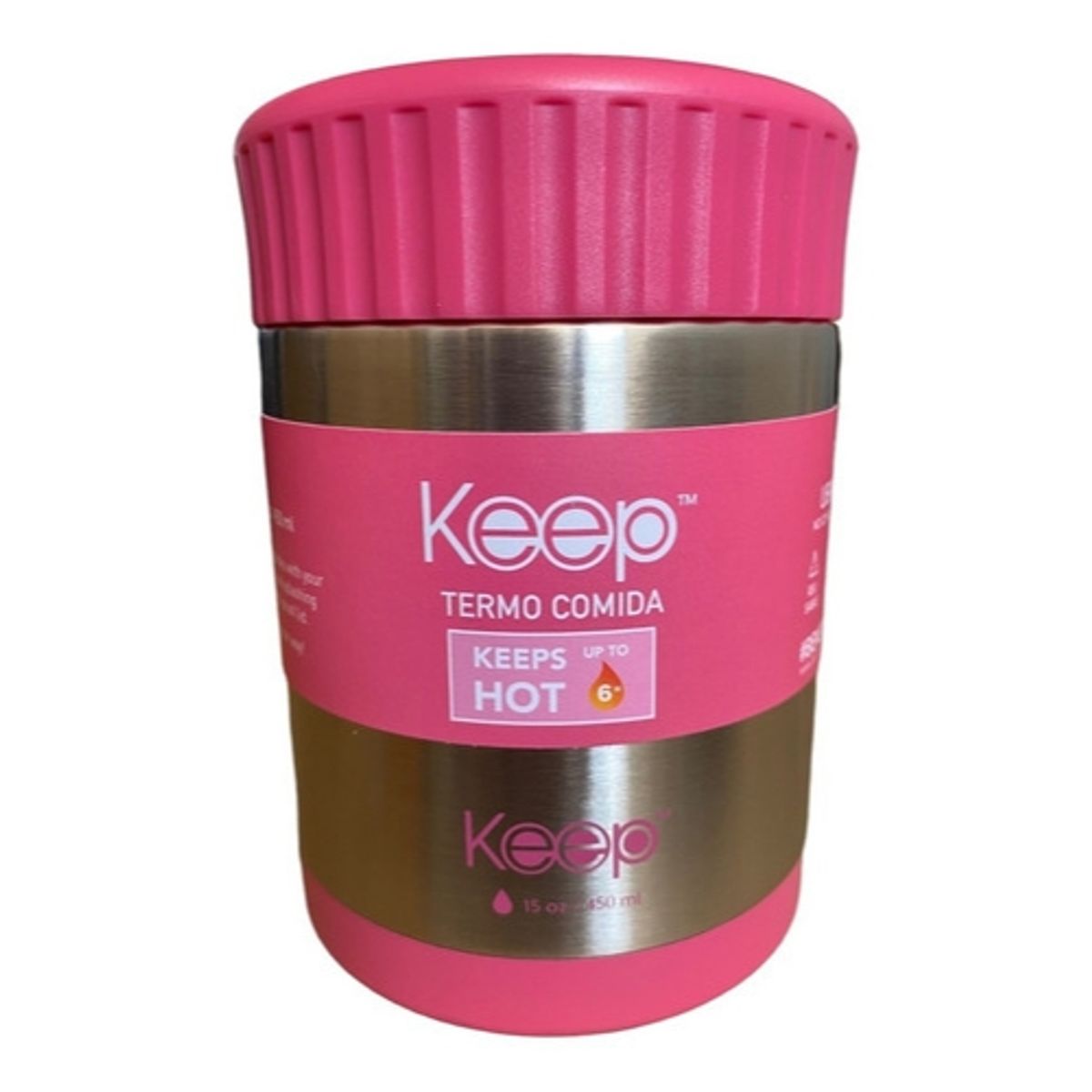 KEEP TITANIO - Termo de Comida Keep 450 ML Rosado
