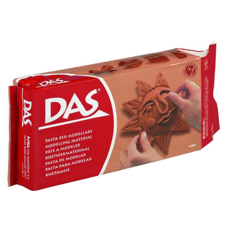 GENERICO - Pasta Para Modelar Masa Das Secado En Frío Terracota 1 kg