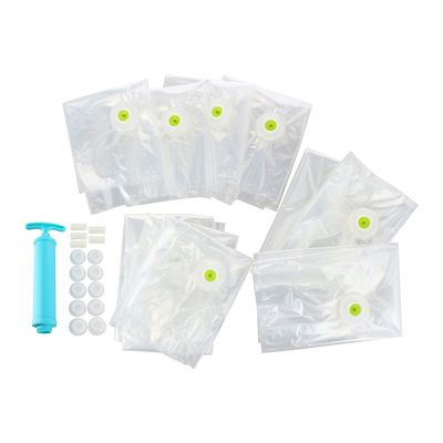 Imagen 2 del producto Pack 10 Bolsas Ahorra Espacio con Extractor de Aire SVB