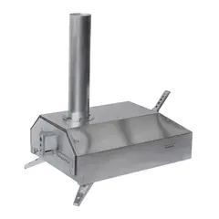 VERSATILE - HORNO PIZZERO LEÑA ACERO INOX