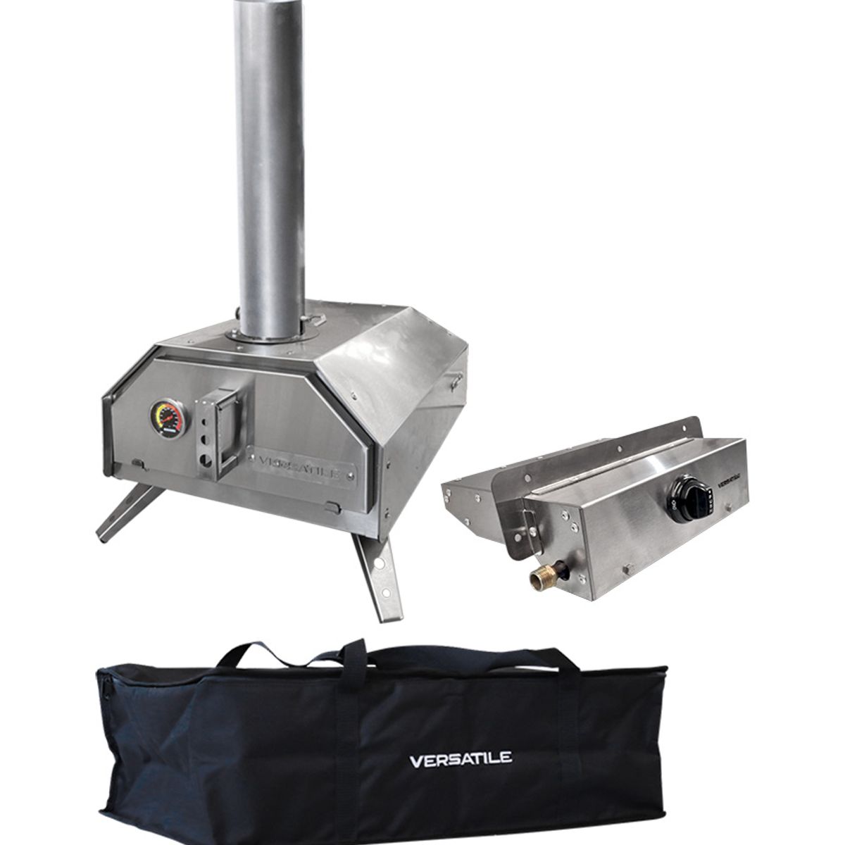 VERSATILE - Horno  Pizzero Gas y Leña + Bolso