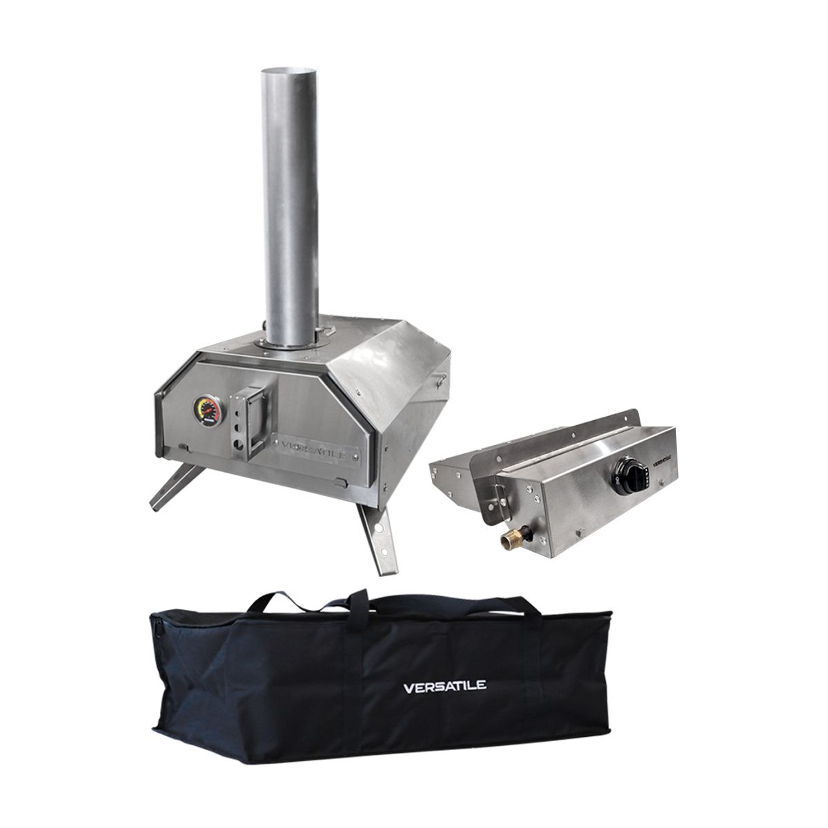 VERSATILE - Horno  Pizzero Gas y Leña + Bolso