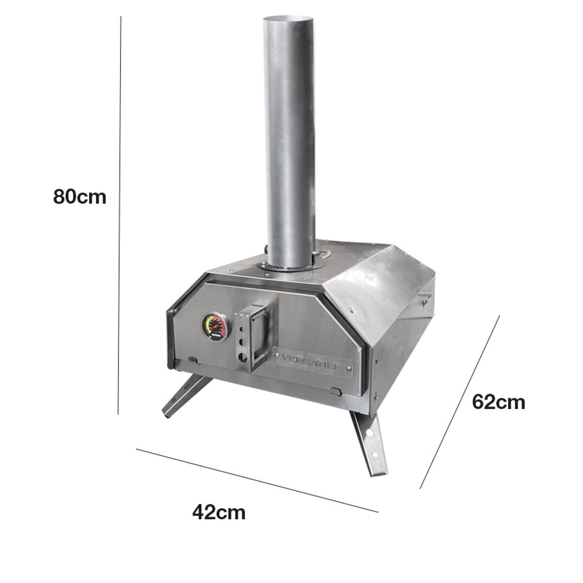 VERSATILE - Horno  Pizzero Gas y Leña + Bolso