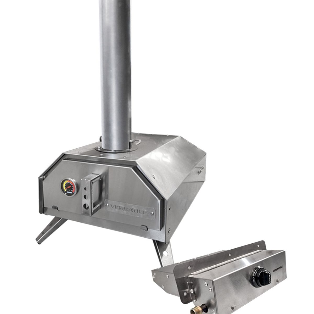VERSATILE - Horno Pizzero Gas y Leña  Portatil