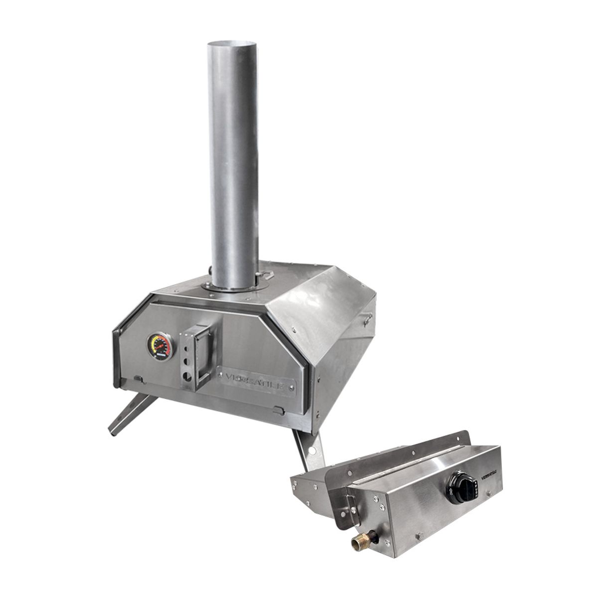 VERSATILE - Horno Pizzero Gas y Leña  Portatil