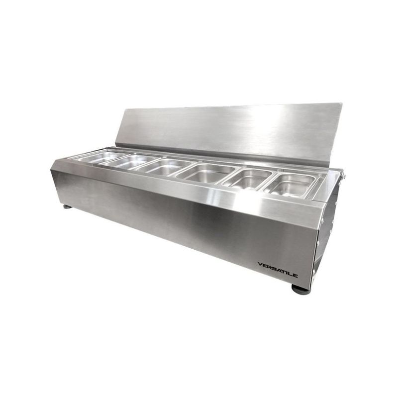 VERSATILE - Salsera 6 estaciones inox