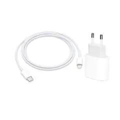 OEM - Adaptador cargador mas cable C a Lightning para Iphone 20W