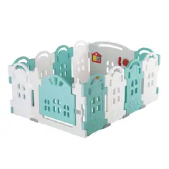 BEBECO - Corral Bebe 102 Verde Castillo 156x117 cms marca