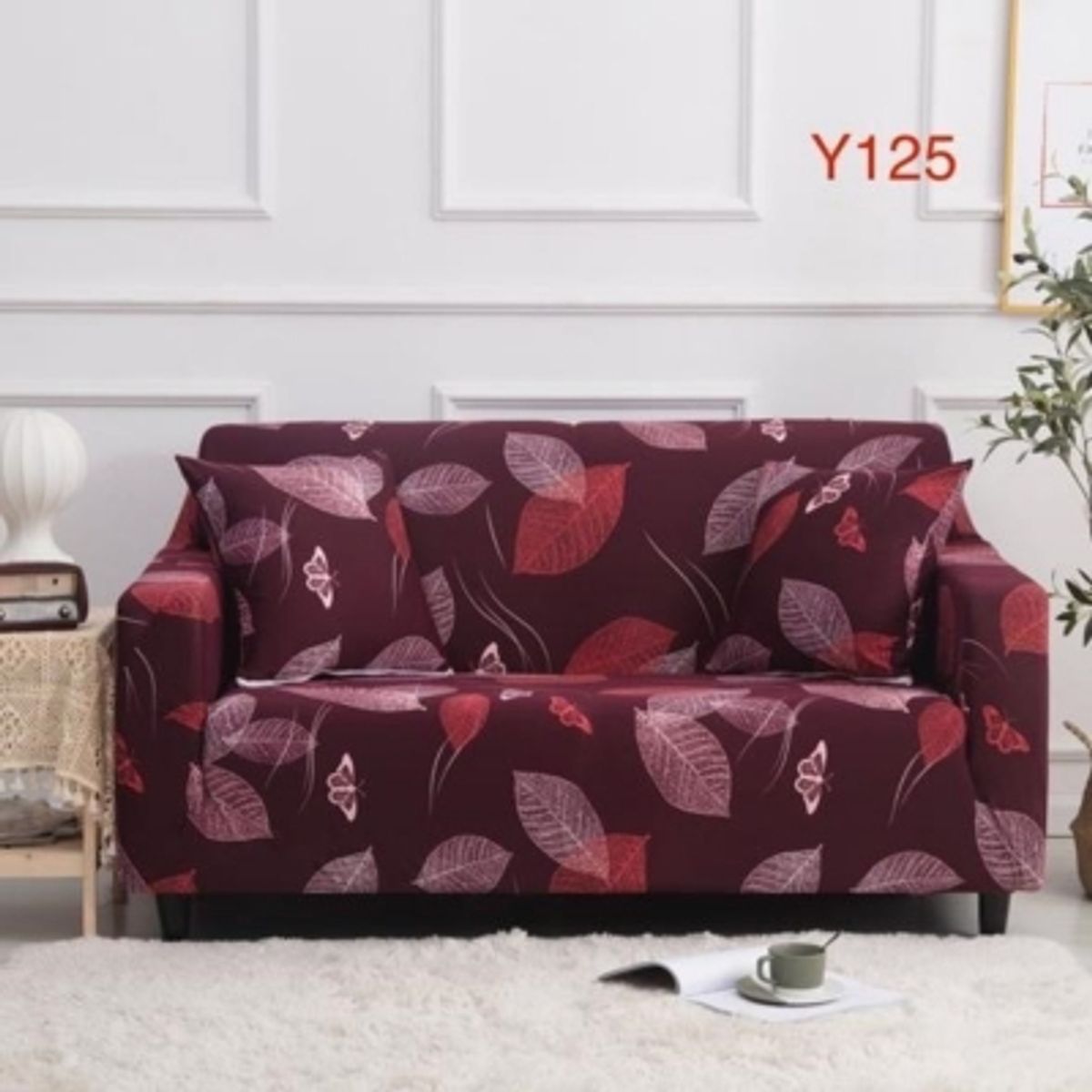 GENERICO - Fundas Sillón Sofá Elasticada 2 Cuerpos