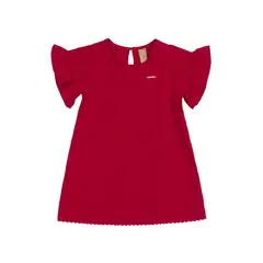 UP BABY - Vestido Lino Rojo