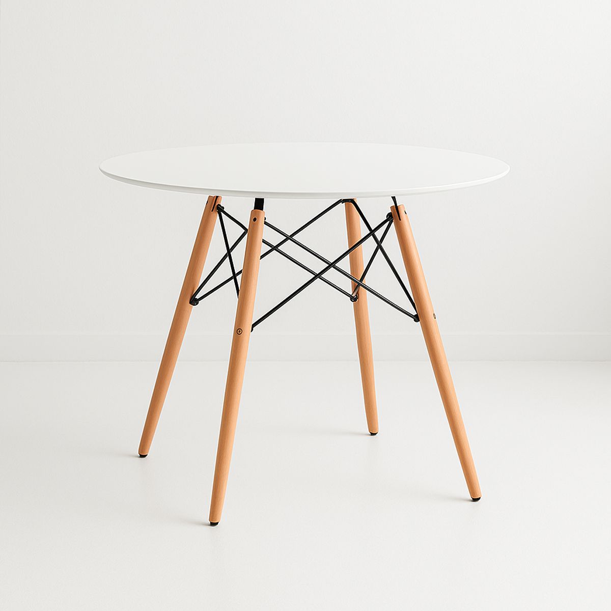 KLIK - Mesa de Comedor Eames 80cm redonda - Blanca KLIK