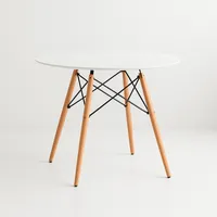Mesa de Comedor Eames 80cm redonda - Blanca