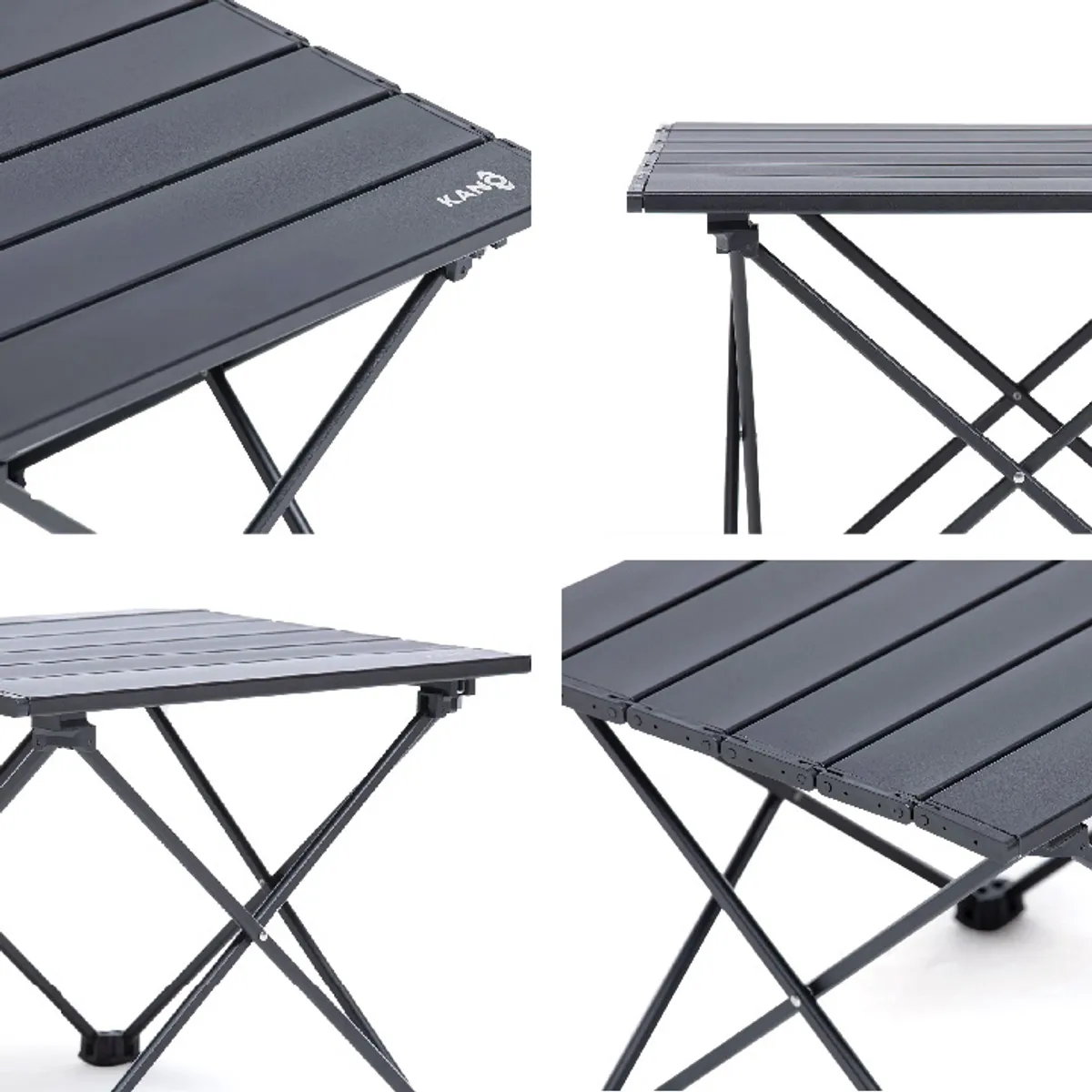 KANO - Mesa Plegable Ultraliviana Para Camping Negro Kano