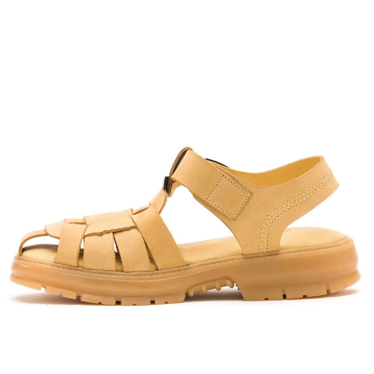 LANDAZURI - Sandalia Cuero Carcinus Camel Landazuri